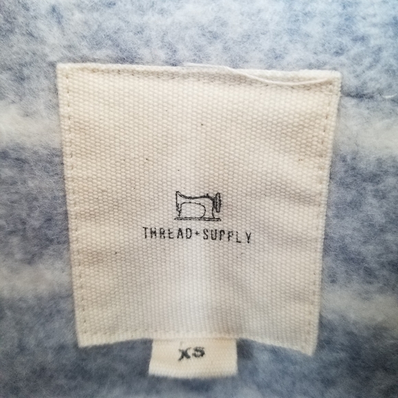 Thread & Supply women's quarter zip striped sweater - Picture 3 of 10